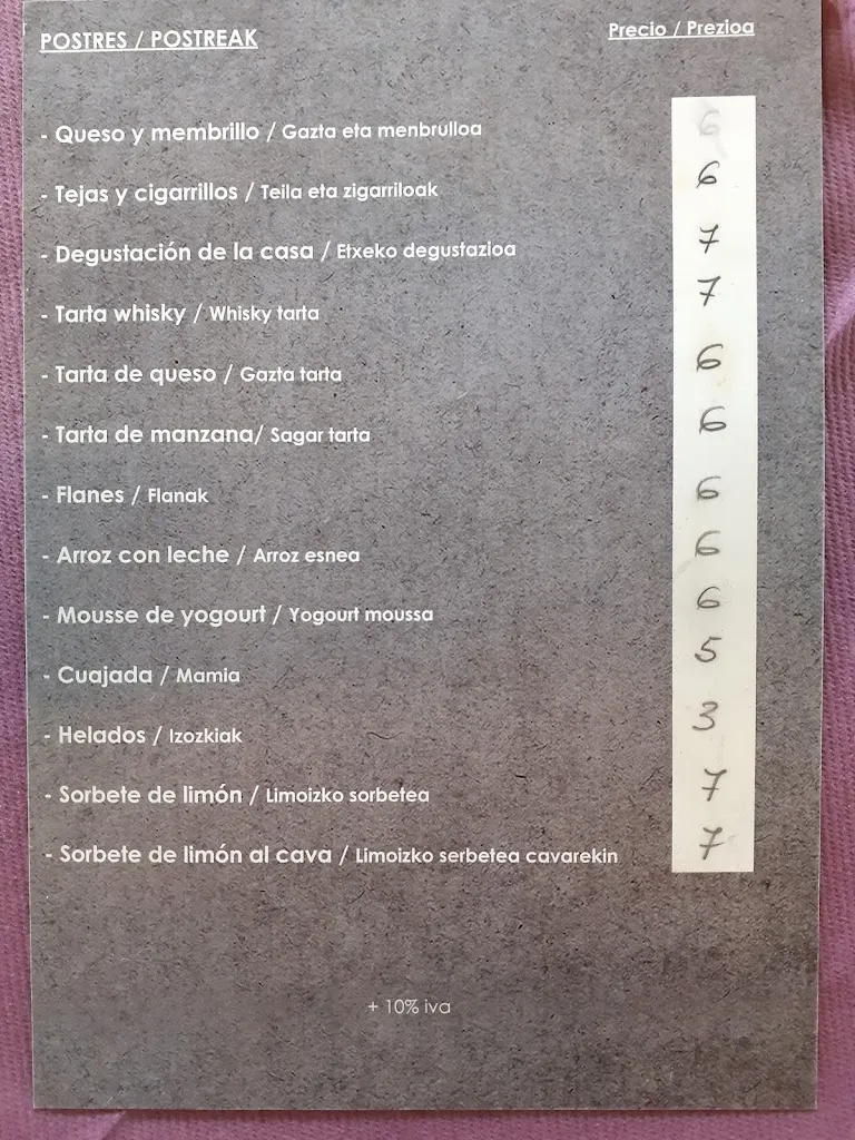 Menü_Gaztañaga sagardotegia_Andoain_Bild_2