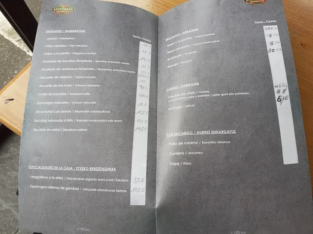 Menü_Gaztañaga sagardotegia_Andoain_Bild_3