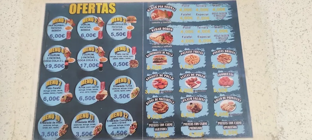 Menu_Rico Turk Döner Kebab_Tarazona de la Mancha_image_1