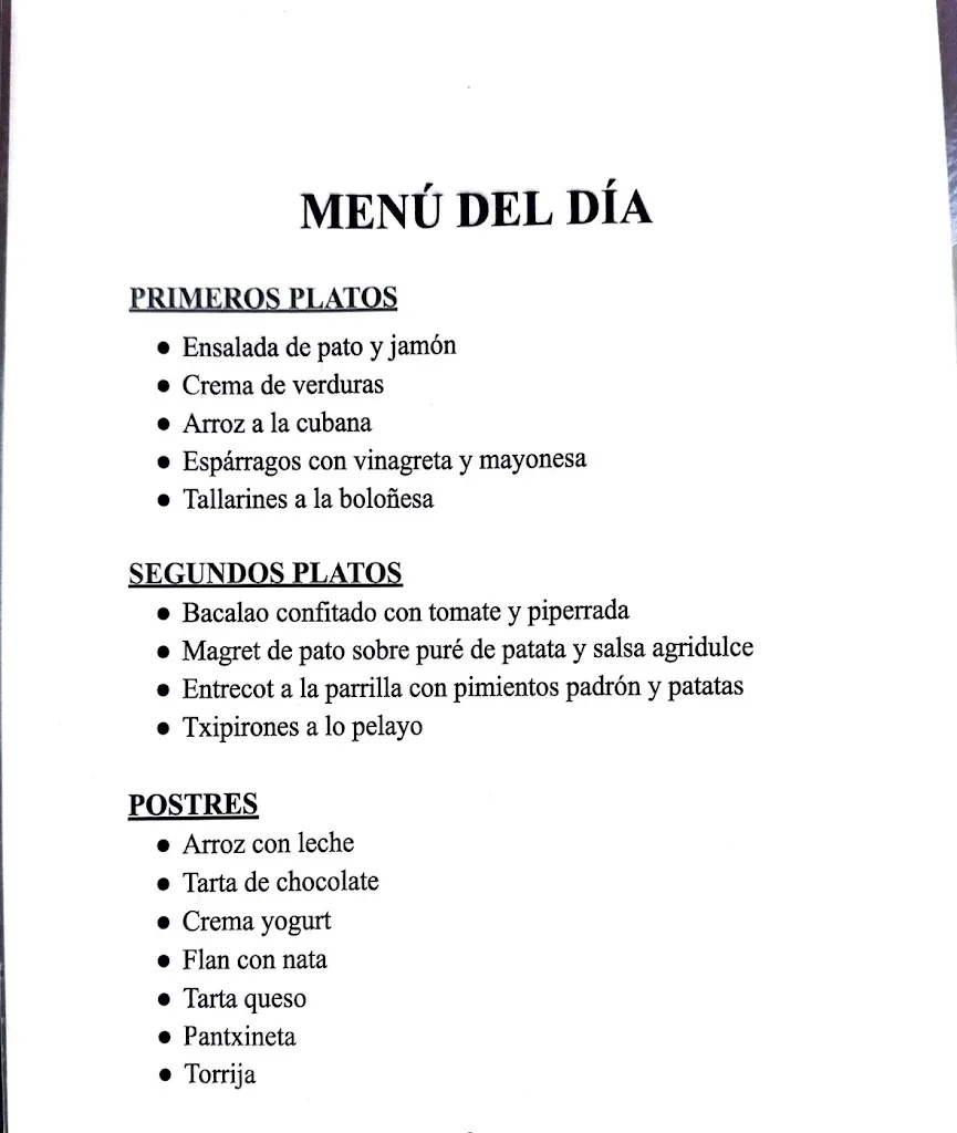 Menü_Txalaka Jatetxea_Andoain_Bild_1