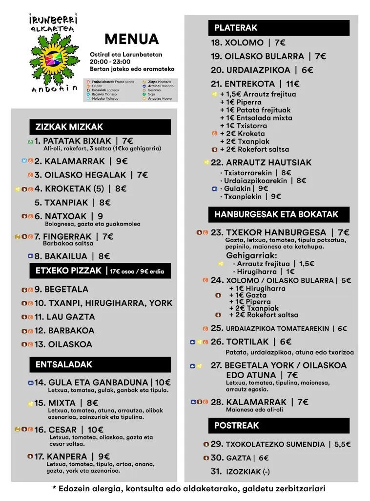 Menu_Irunberri Herriko Taberna_Andoain_image_1