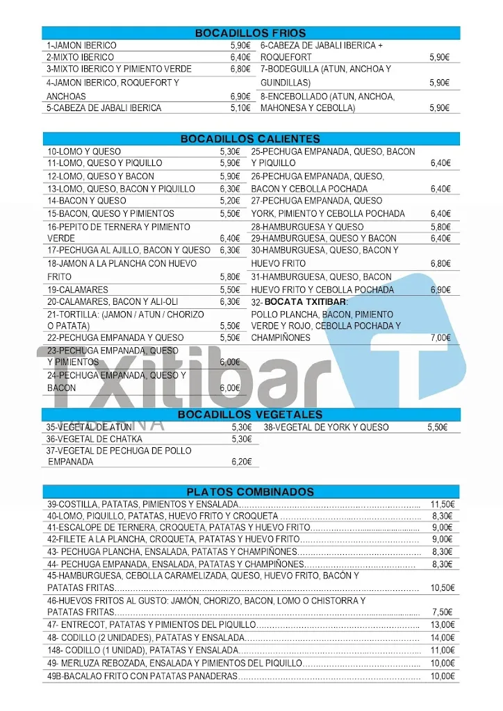 Menü_Txitibar Taberna_Andoain_Bild_1