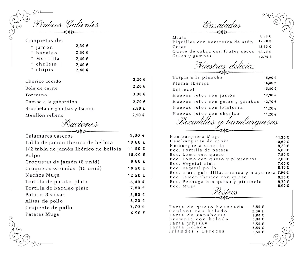 Menu_Bar Muga_Andoain_immagine_1