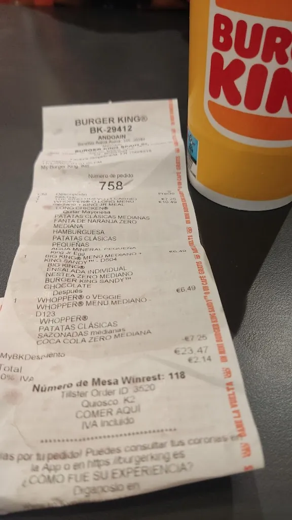 Menü_Burger King_Andoain_Bild_2