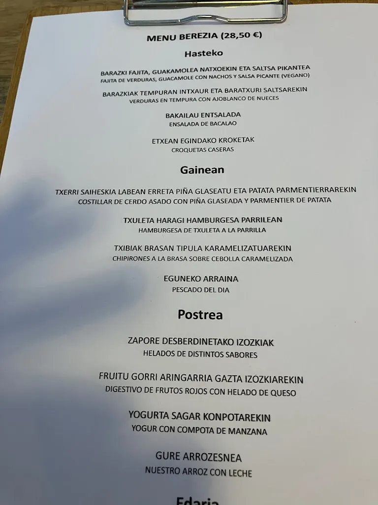 Menu_RESTAURANTE CAFE B&R BRASERIE_Azpeitia_image_2