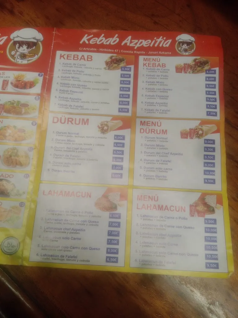 Menu_Kebab azpeitia y pizzaria_Azpeitia_image_1