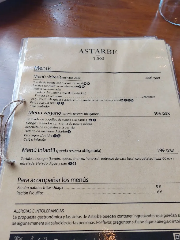 Menu_Astarbe Sagardotegia_Astigarraga_image_2