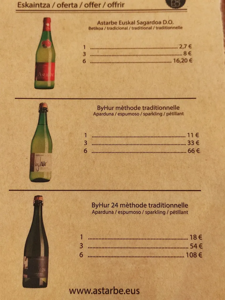 Menu_Astarbe Sagardotegia_Astigarraga_image_4