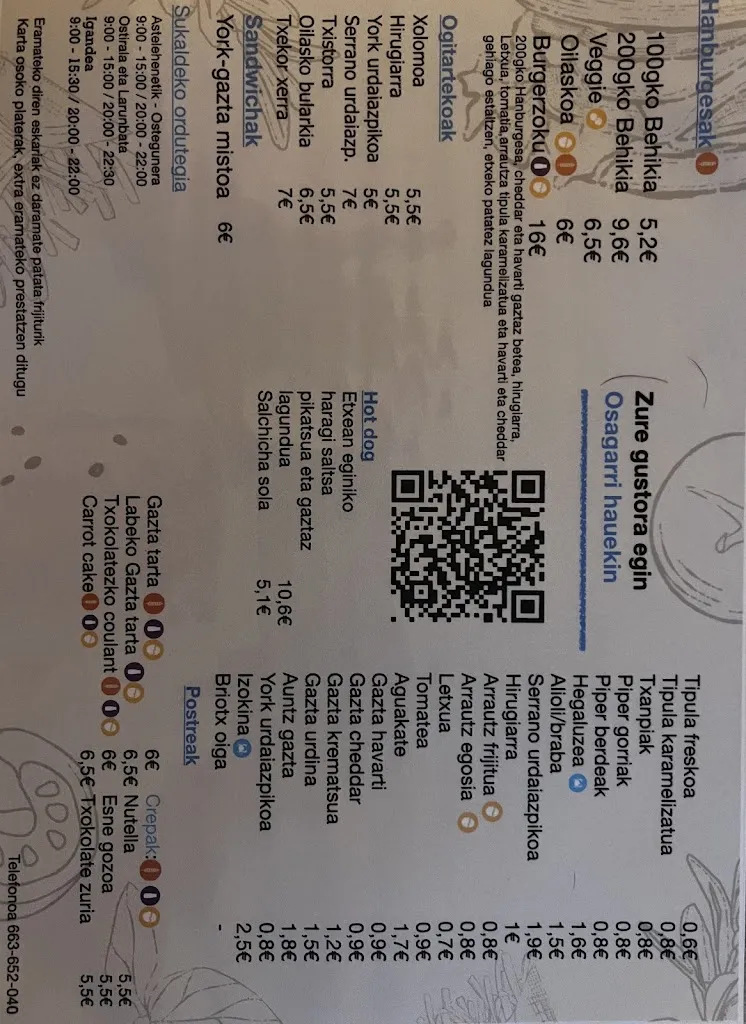 Menü_Burger Kaizoku Taberna_Astigarraga_Bild_2