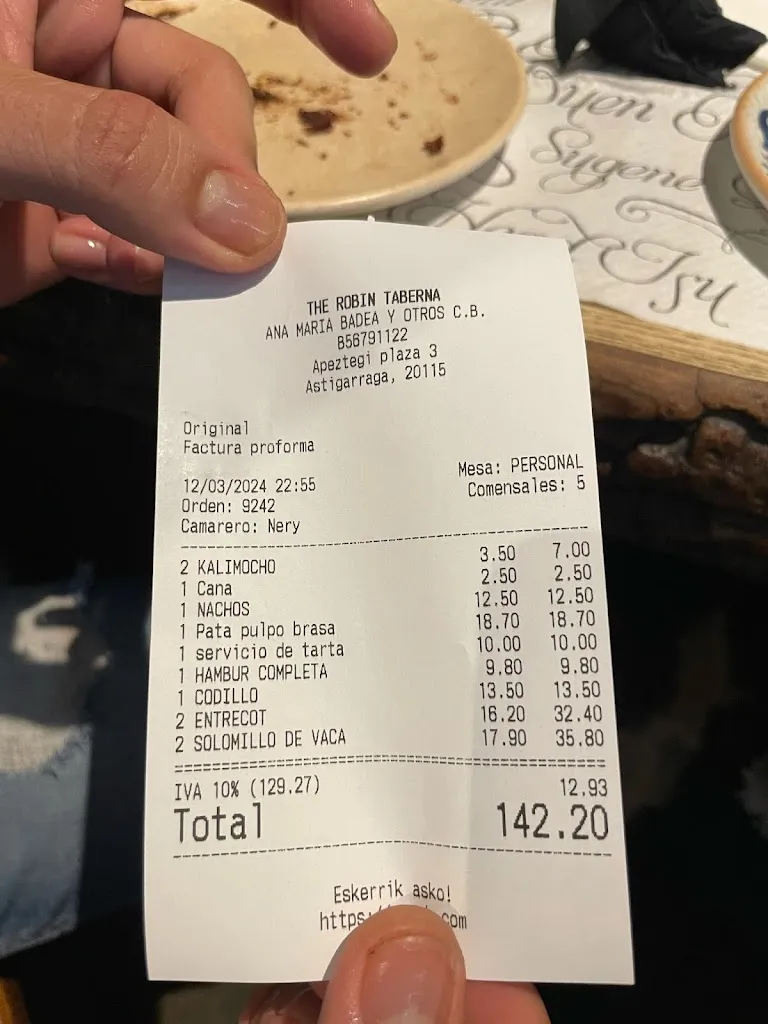 Dylan Alonso Torres_The Robin Taberna_Astigarraga_review