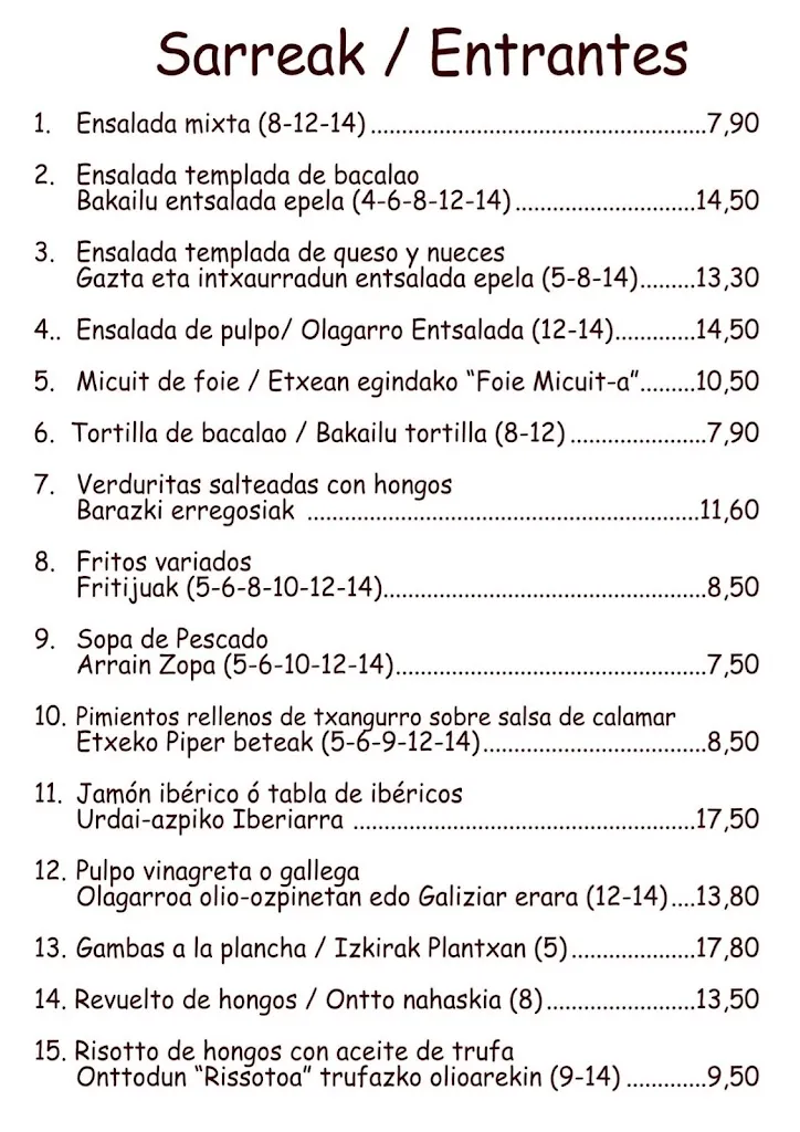 Menu_Bar-Restaurante-Sidrería Iretza_Astigarraga_image_2
