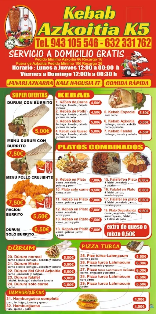 Menu_Kebab K5 y tacos a la leonesa_Azkoitia_image_1