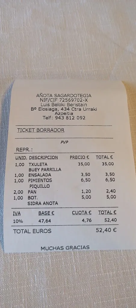 Evgeny Goroshko_Añota Tolare Sagardotegia_Azkoitia_review