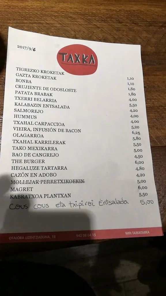 Menu_Rumba Streetfood_Arrasate/Mondragón_image_4