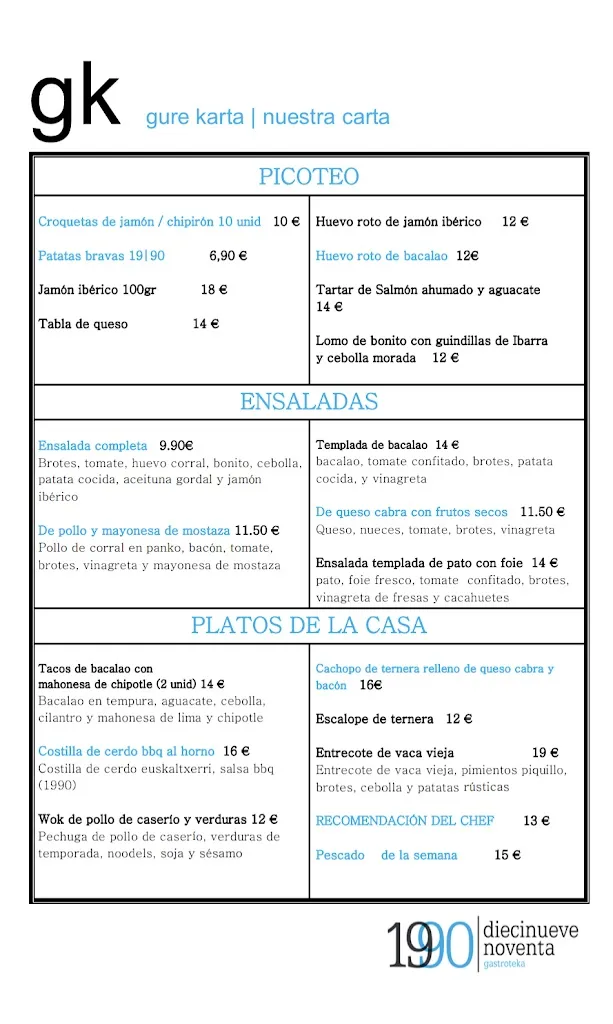 Menu_1990 Gastroteka Arrasate_Arrasate/Mondragón_image_3