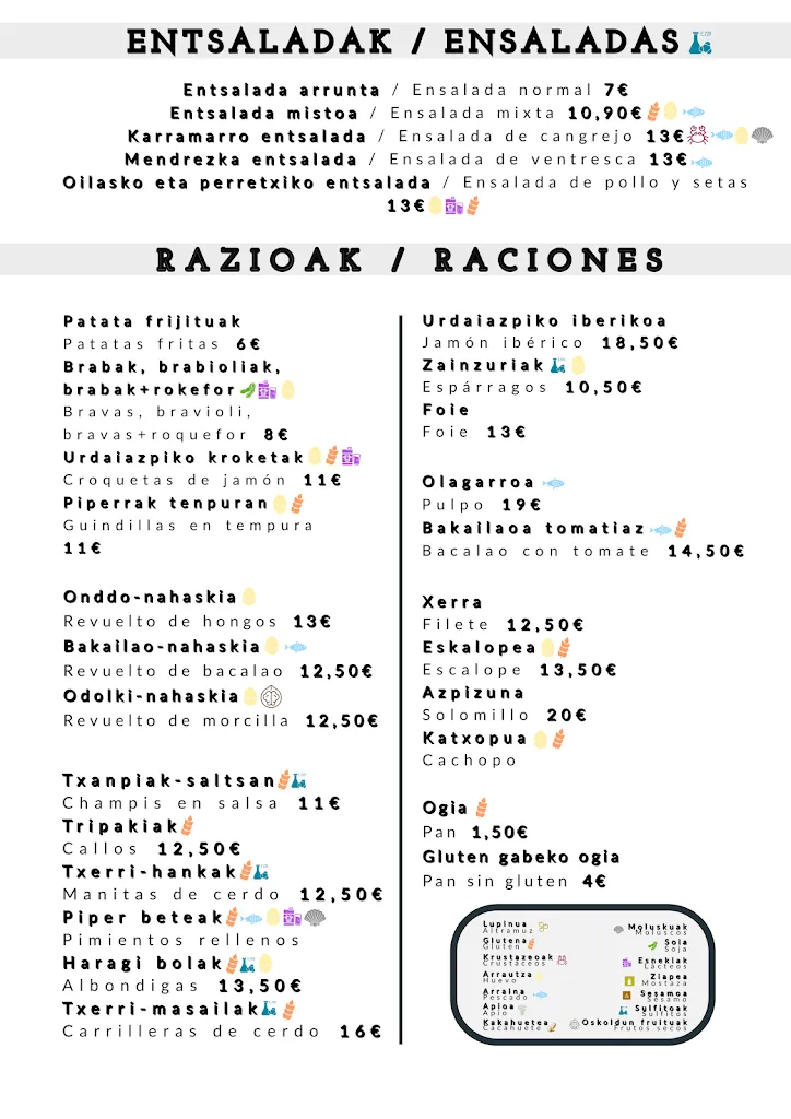 Menu_Bar Txoko 2 Sl_Arrasate/Mondragón_image_4