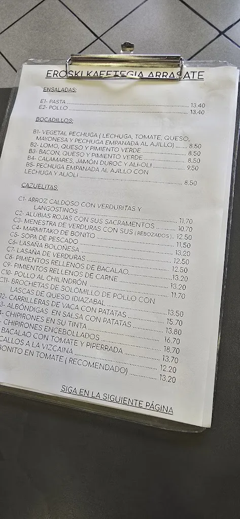 Menu_Eroski Kafetegia Jatetxea_Arrasate/Mondragón_image_2