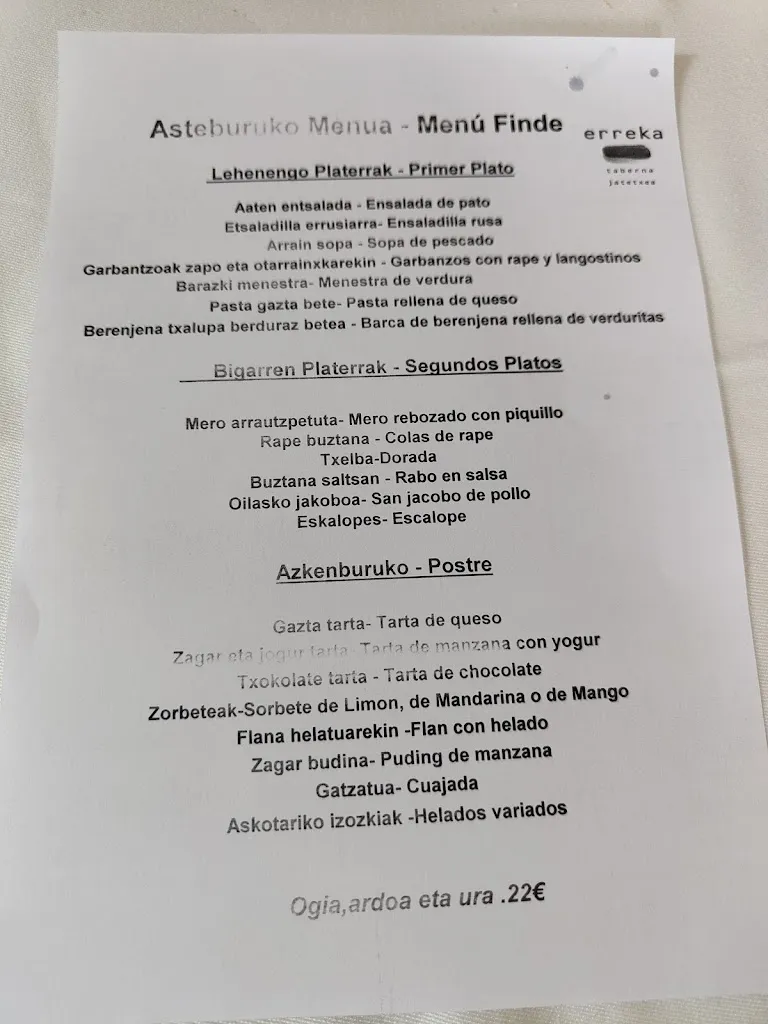 Menu_Restaurante Erreka jatetxea_Arrasate/Mondragón_image_1