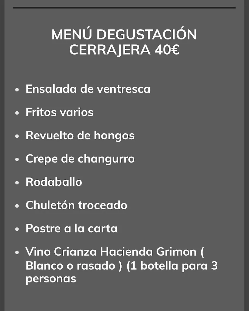 Menu_Restaurante Erreka jatetxea_Arrasate/Mondragón_image_4