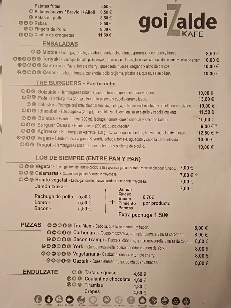 Menu_Goizalde Kafe_Arrasate/Mondragón_image_1