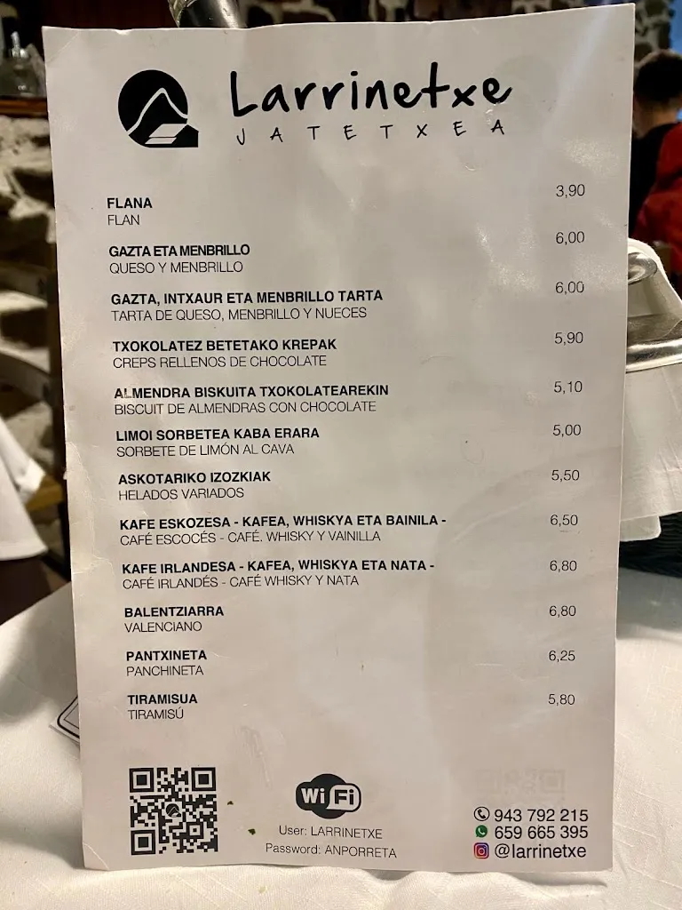 Menu_Larrinetxe jatetxea_Arrasate/Mondragón_image_4