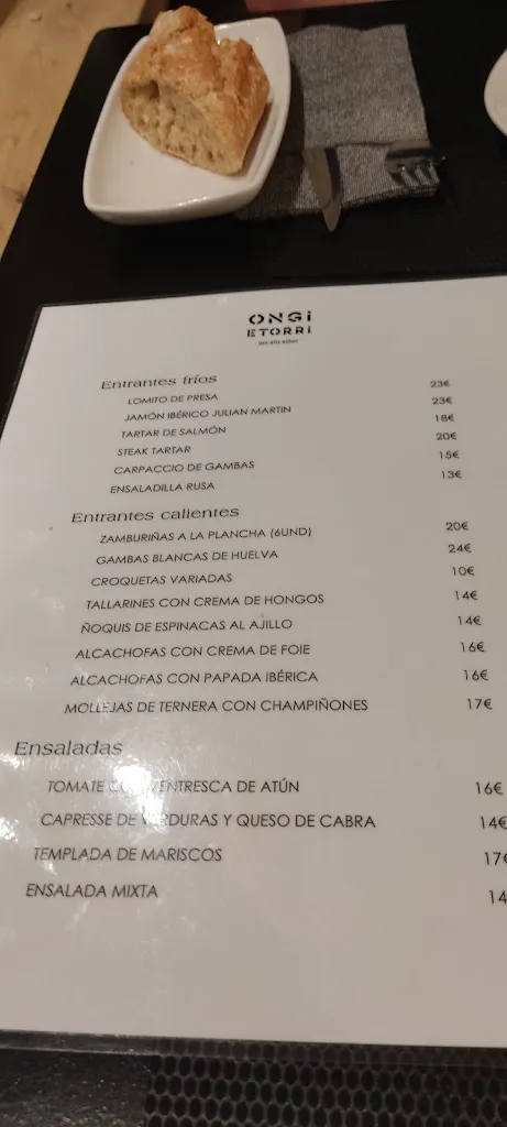 Menu_ONGI ETORRI - Bar y Restaurante- EIBAR_Eibar_image_3