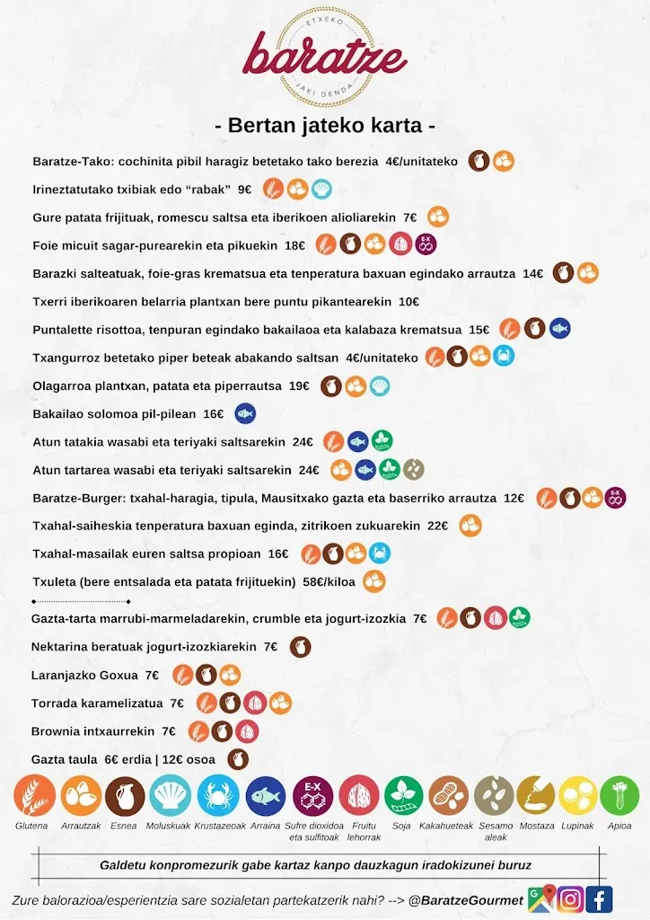 Menu_Bar-Restaurante Baratze Taberna_Eibar_image_2