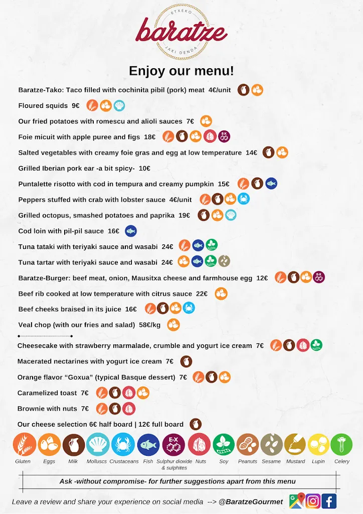 Menu_Bar-Restaurante Baratze Taberna_Eibar_image_4