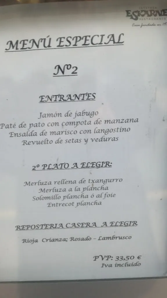 Menu_Restaurante Eskarne_Eibar_immagine_1