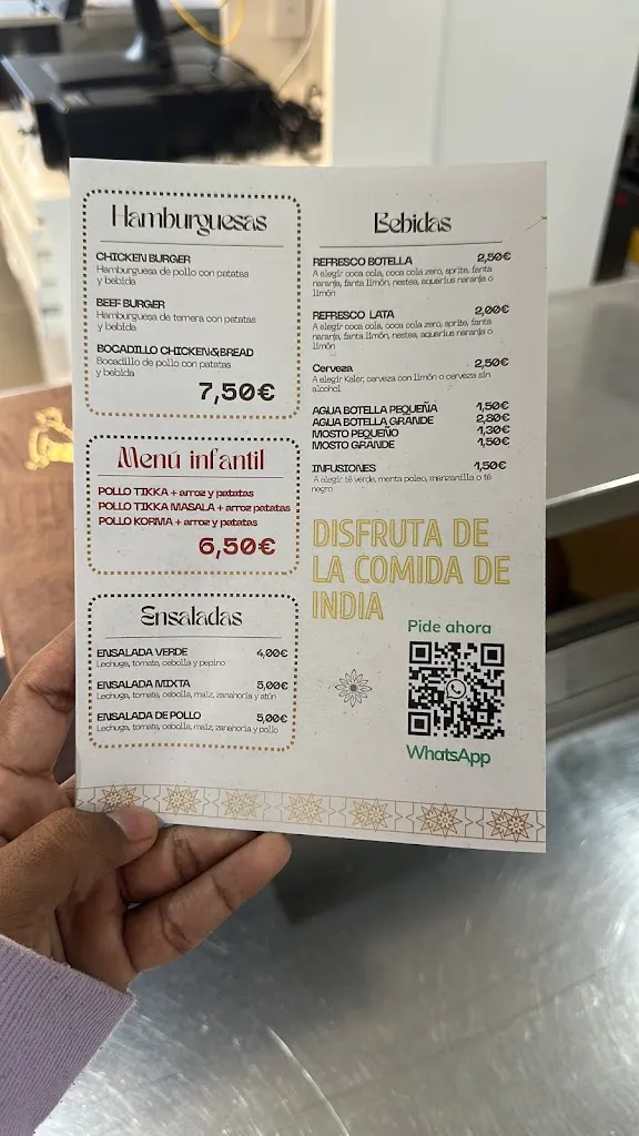 Menu_TAJ MAHAL RESTAURANTE BEASAIN_Beasain_image_1