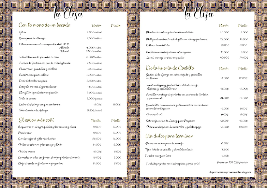 Menu_Taberna La Elisa l Restaurante comida Española Madrid_Aranga_image_2