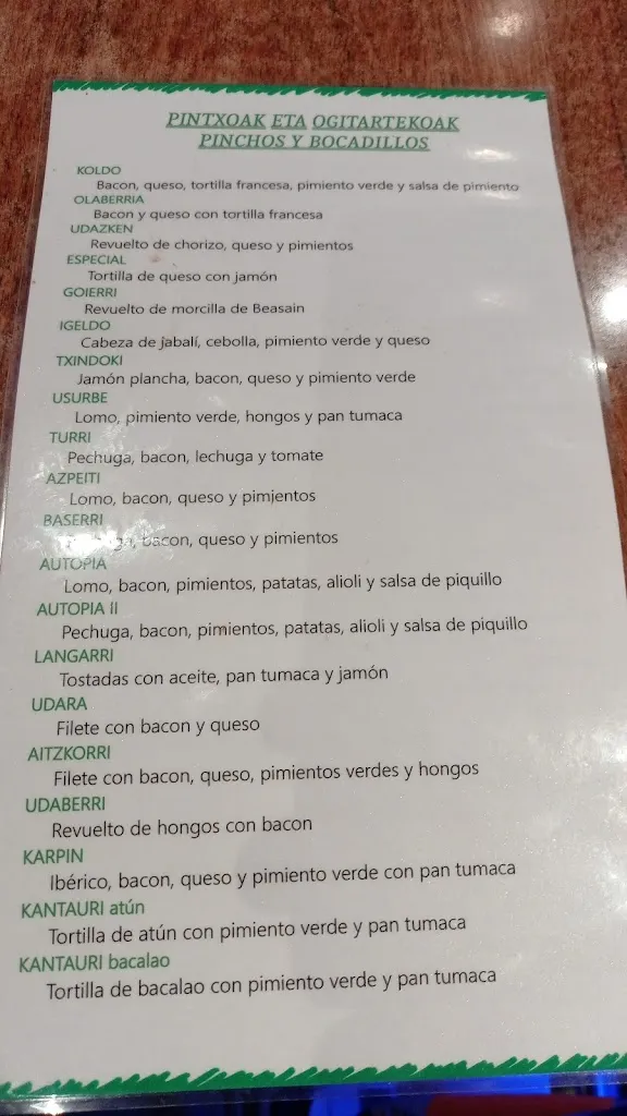 Menu_Gartxo jatetxea_Beasain_image_1