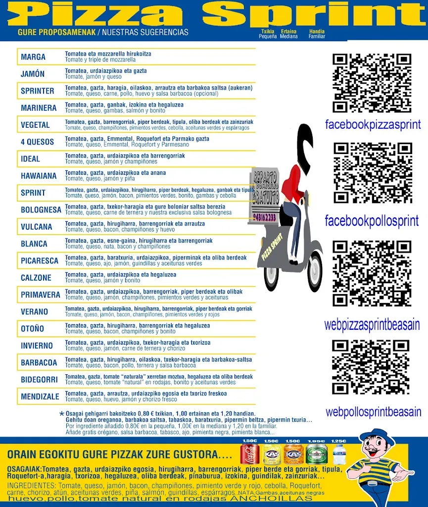 Menu_PIZZA SPRINT BEASAIN_Beasain_image_4