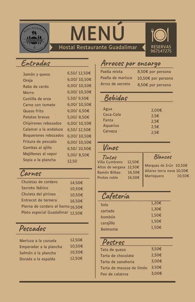Menu_Hostal Restaurante Guadalimar_Villaverde de Guadalimar_image_1