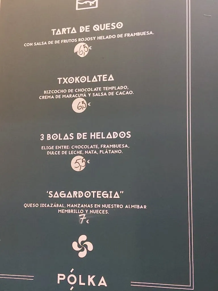 Menu_Polka San Sebastián_Donostia-San Sebastián_immagine_2