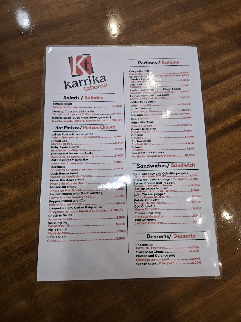 Menu_Karrika Taberna_Donostia-San Sebastián_image_3