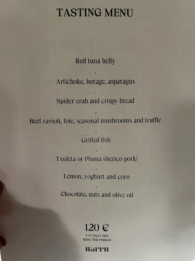 Menu_Narru Restaurant_Donostia-San Sebastián_immagine_4