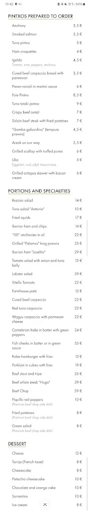 Menu_Antonio taberna_Donostia-San Sebastián_image_1