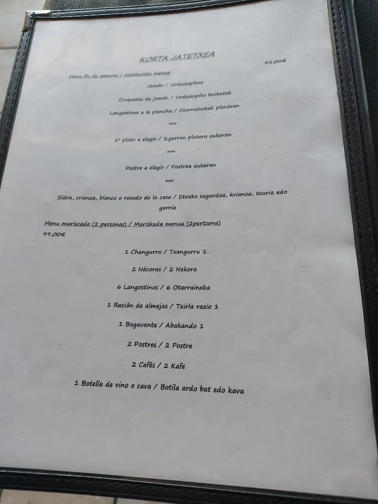 Menu_Restaurante Korta_Gabiria_image_1
