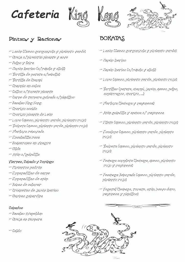 Menu_Cafeteria King-Kong_Elgoibar_image_2