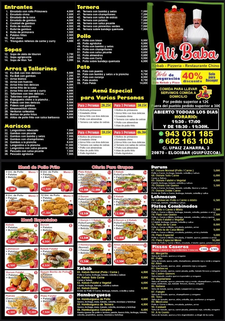 Menu_Restaurante Chino Gran Siglo_Elgoibar_immagine_1