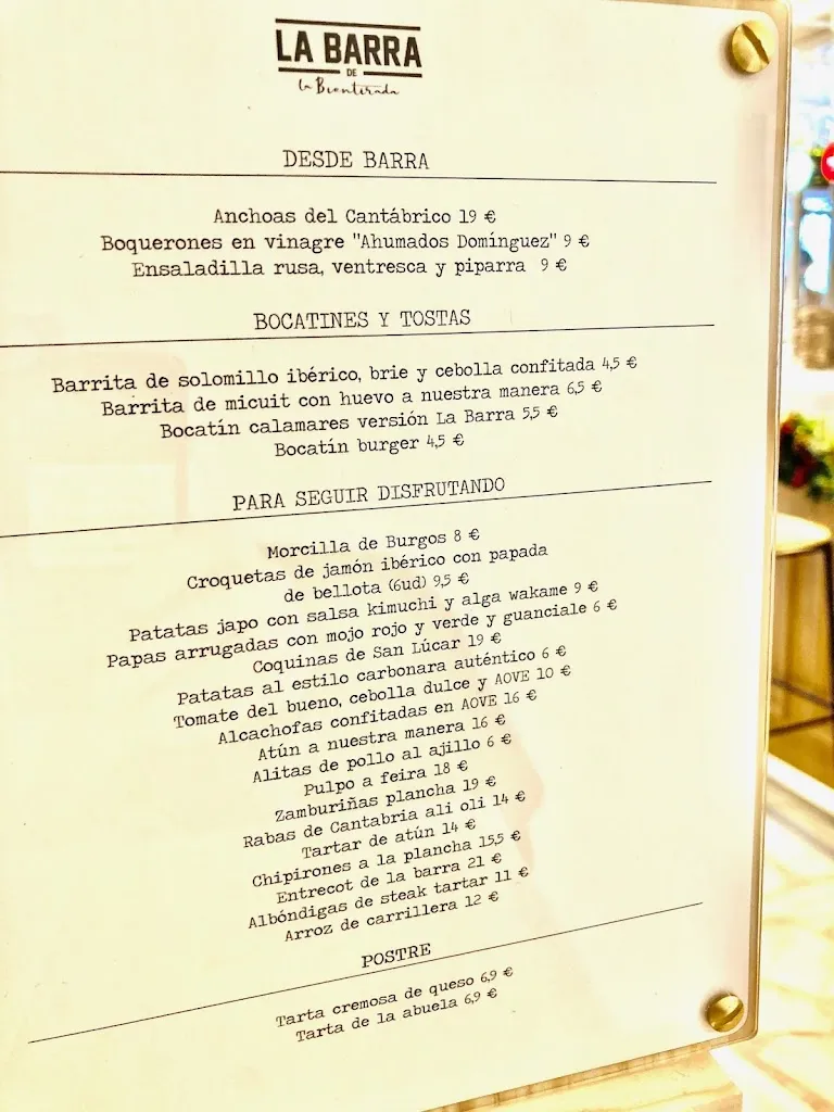 Menu_La Barra de la Bientirada Juan Bravo_Ibarra_image_1