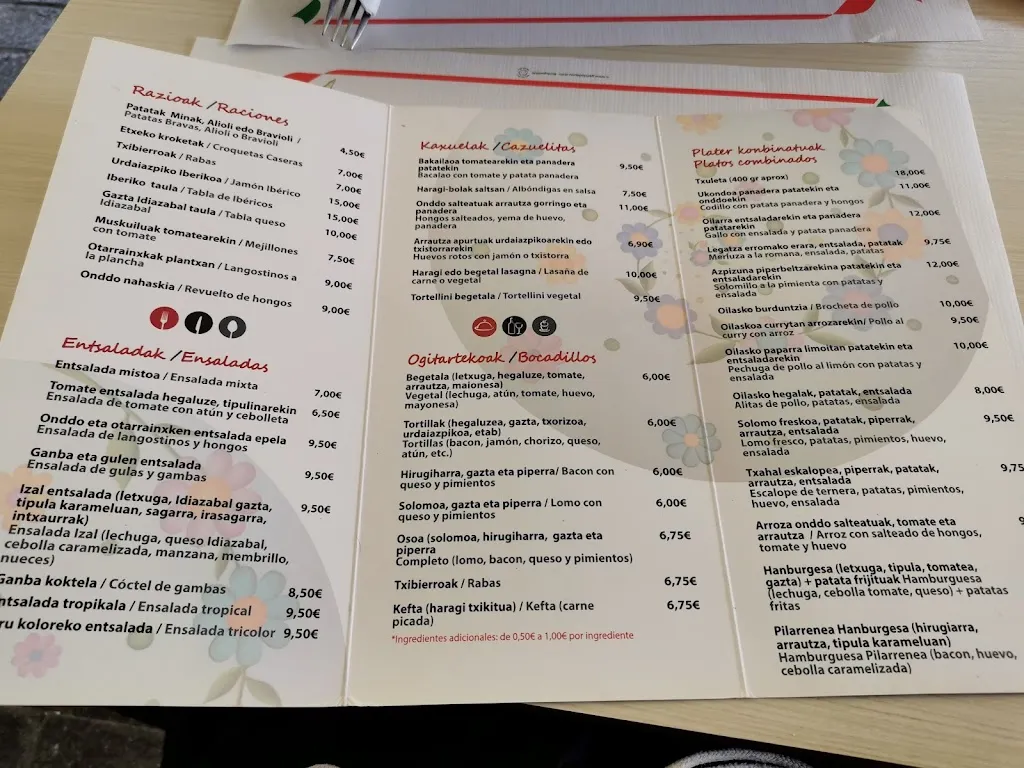 Menu_Pilarenea Taberna Jatetxea_Idiazabal_image_2