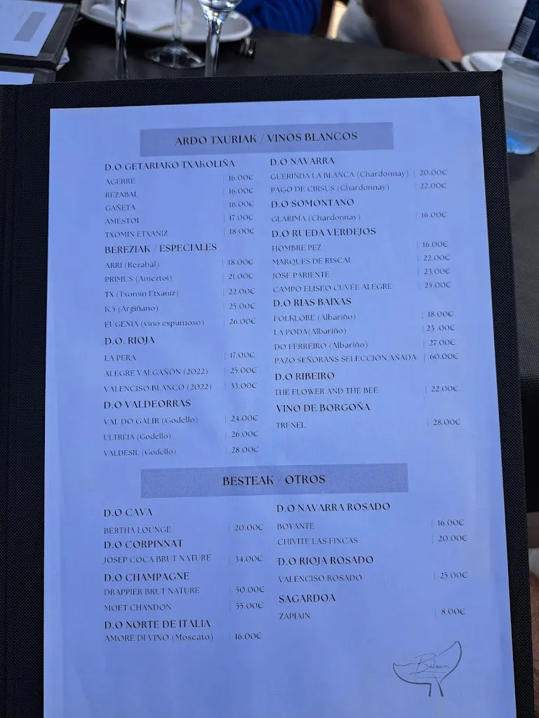 Menu_Balearri Getaria- Jatetxea_Getaria_image_4