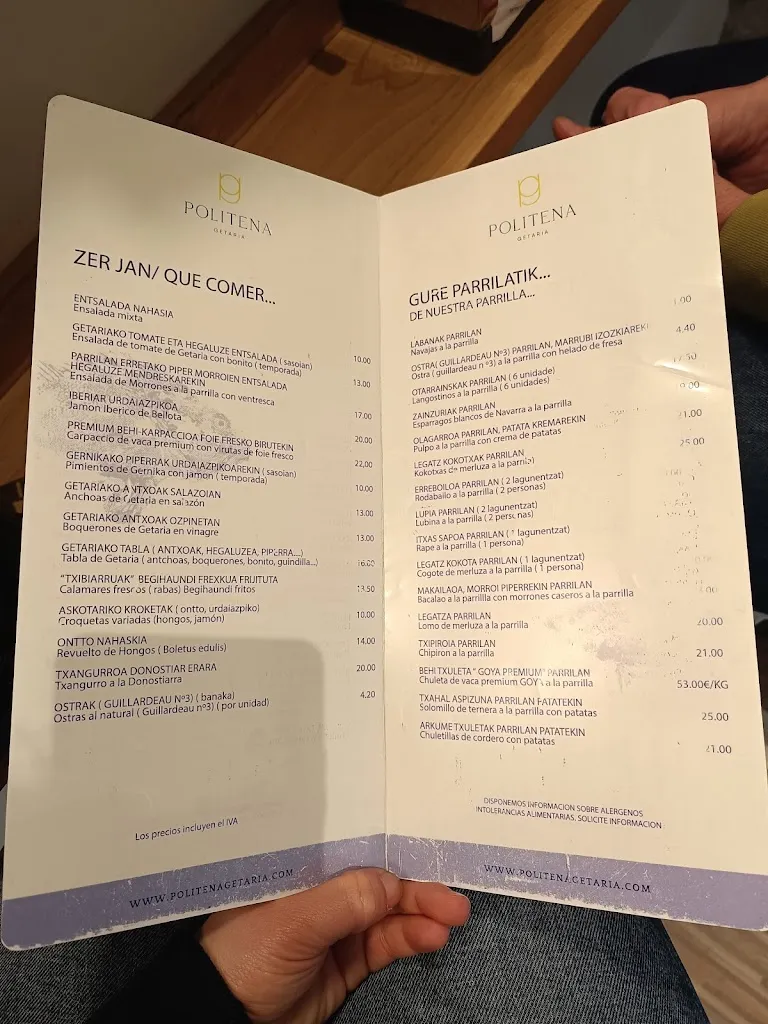 Menu_Politena Jatetxea_Getaria_immagine_3