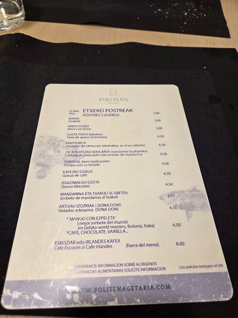 Menu_Politena Jatetxea_Getaria_immagine_4