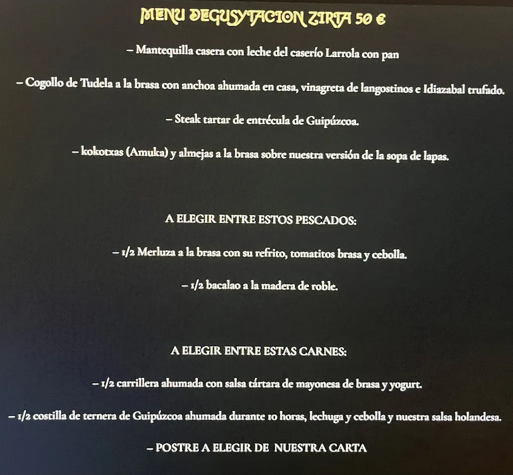 Menu_Zirta jatetxea Larraul ostatua_Larraul_immagine_4