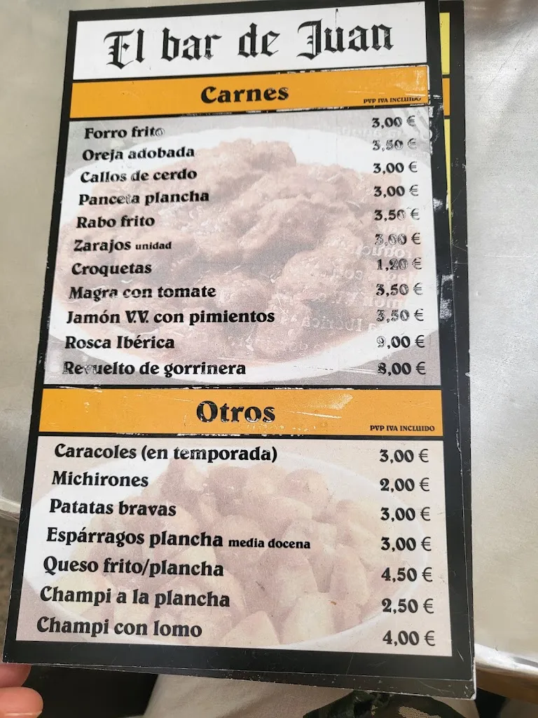 Menu_Bar casa Juan - Loterías_Tobarra_image_2