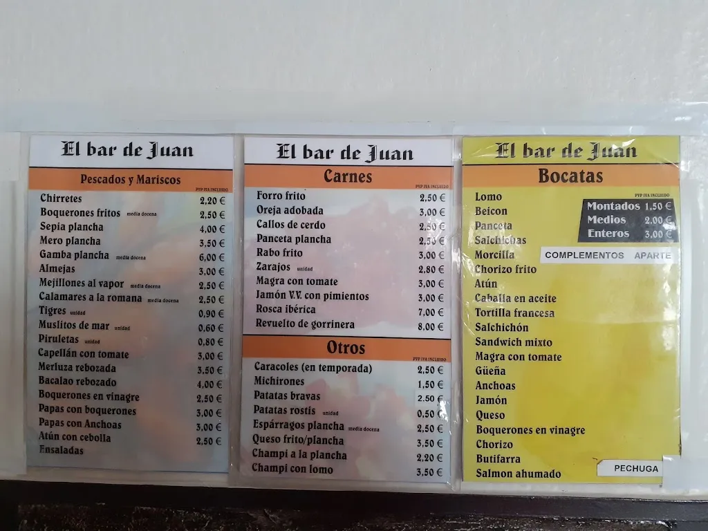 Menu_Bar casa Juan - Loterías_Tobarra_image_3