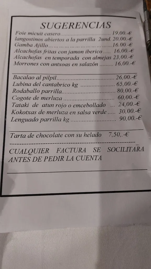 Menu_La Hermandad de Pescadores_Hondarribia_image_1